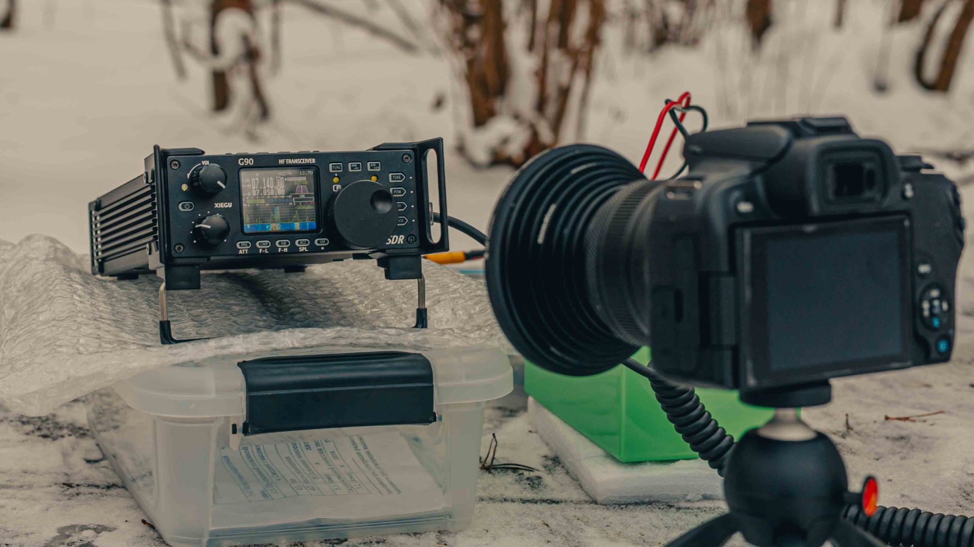 Лес-XIEGU-G90… и разговор с ней! :) смотреть онлайн