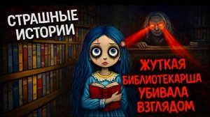 Меня пугала ЖУТКАЯ СТАРУШКА из библиотеки | страшная история + арт от Даши Рокс
