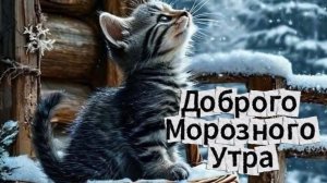 Лучшие Открытки Доброго Морозного Утра!