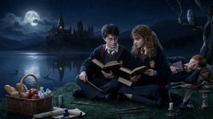 Ночные занятия Гарри Поттера, Гермионы и Рона в Хогвартсе. [4К]