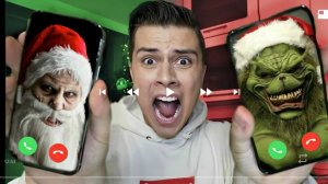 Позвони удомление Деду Морозу и гринчу