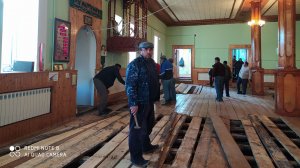 Фото С/Ш с реконструкции по замене пола в Джума мечети.25.02.2020 г