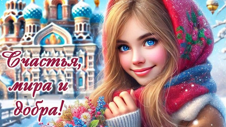 С Татьяниным днём! Пусть счастье будет с вами! Шикарная музыкальная открытка. смотреть онлайн