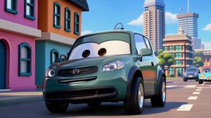 Пёстрые машинки мультик