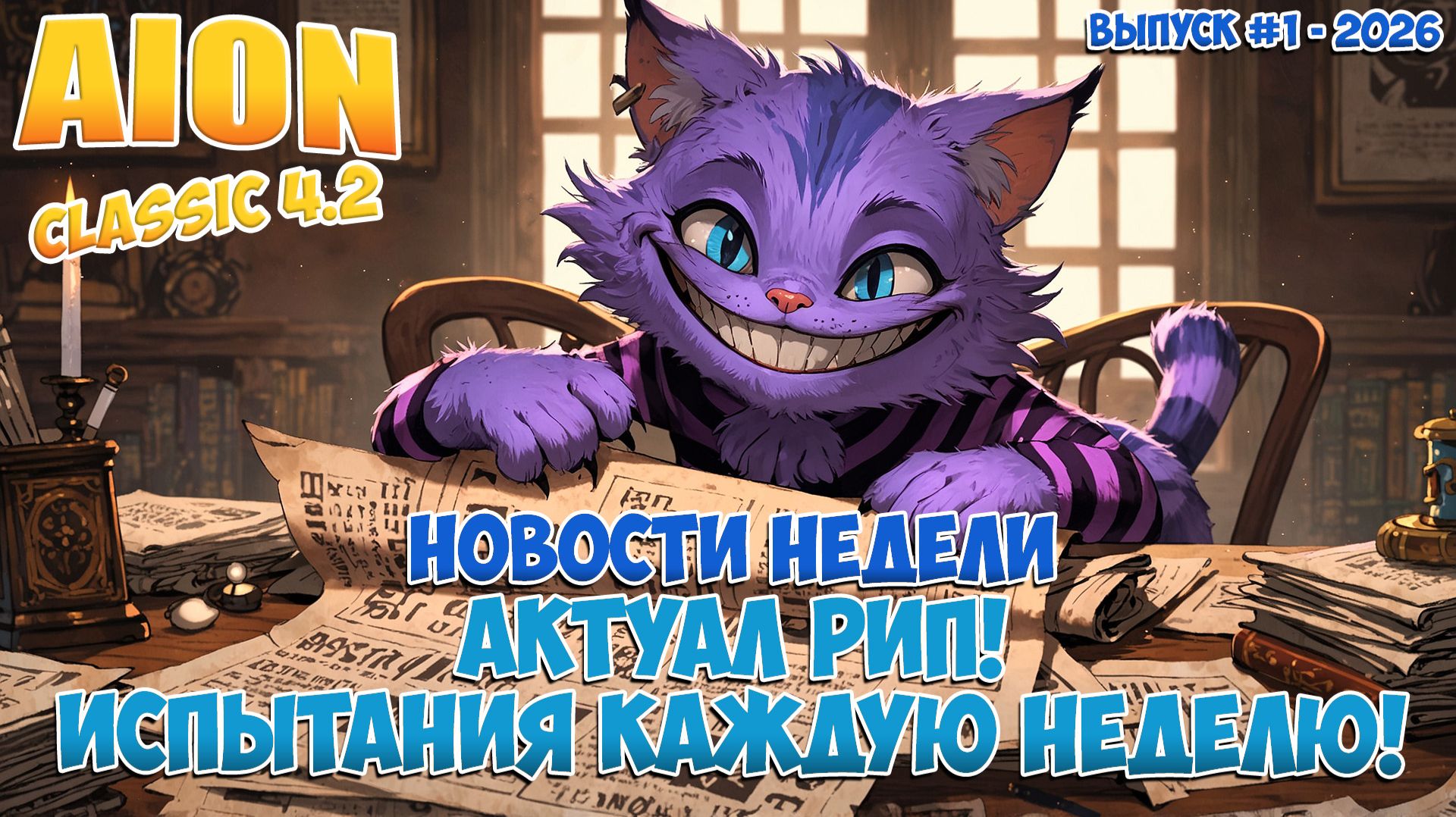 Айон РИП! • Испытания КАЖДУЮ Неделю! • Новости недели: Выпуск #1 - 2026! • Aion Classic 4.2 смотреть онлайн