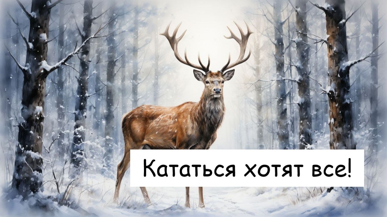 Кататься хотят все!