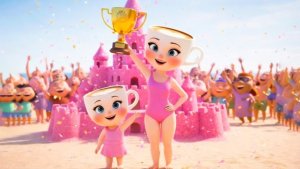 Балерина Капучино и розовый замок.