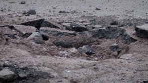 На улице Губкина в Белгороде обнаружили воронку от боеприпаса, пострадавших нет