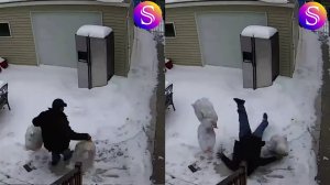 Худшие моменты зимы. Эпические снежные неудачи. Видео из интернета.