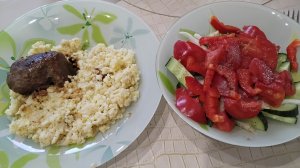 Мой обед диабетика.