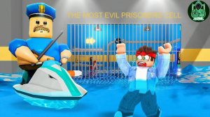 БЕГ ИЗ ТЮРЬМЫ АКВАПАРКА БАРРИ! Роблокс Roblox