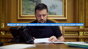 Депутат Железняк обвинил Зеленского в критической ситуации в Киеве