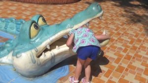 Настя в развлекательном парке для детей Бангкок