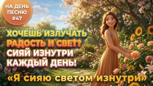 НА ДЕНЬ ПЕСНЮ #47 | Светлая ПЕСНЯ-АФФИРМАЦИЯ для любви к себе | "Я сияю светом изнутри"