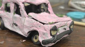 Сделал Запорожец из пластилина, для лоб в лоб!