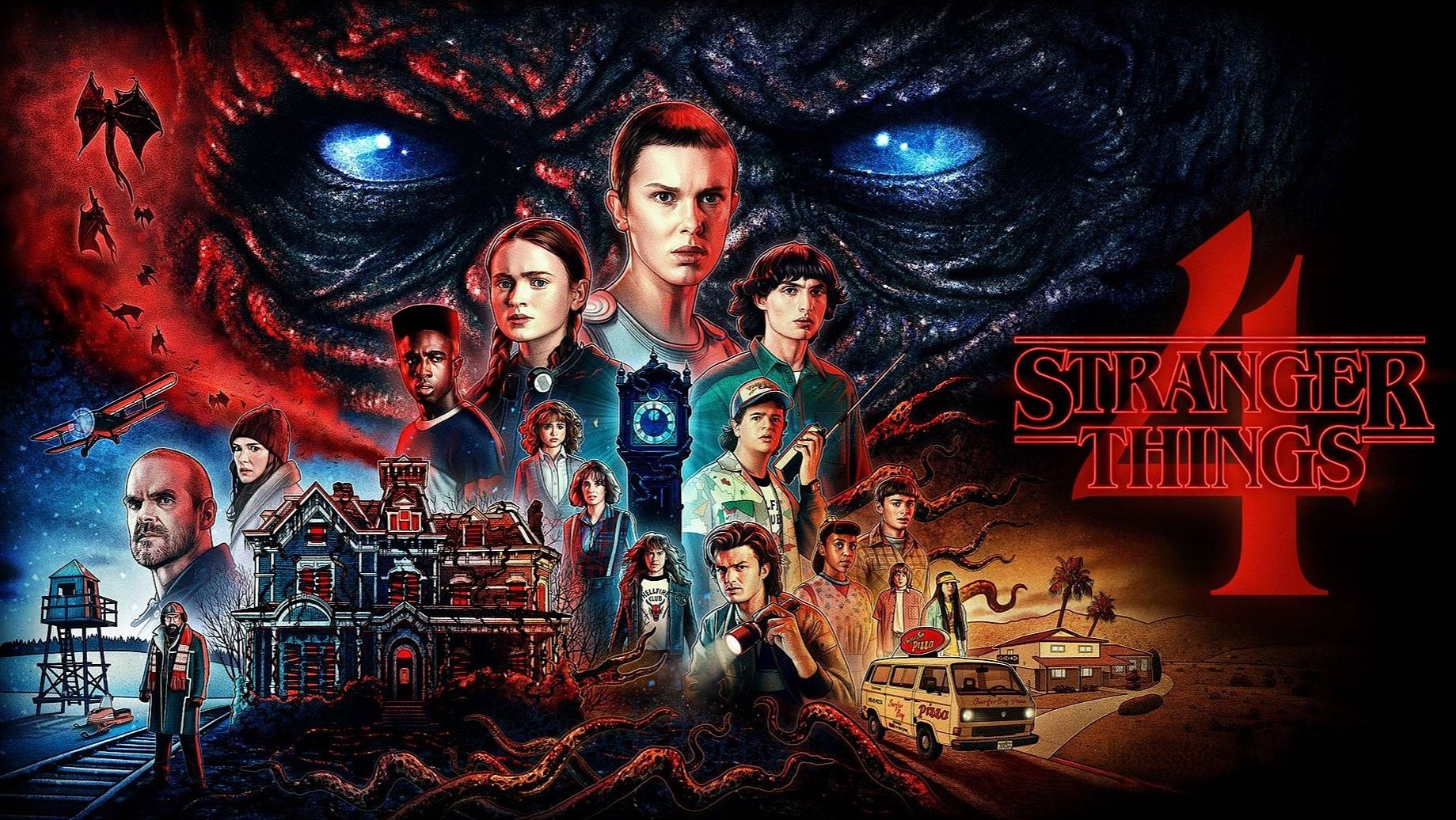 Очень странные дела (2022) — 4 сезон 4 серия | Stranger Things (Дубляж)