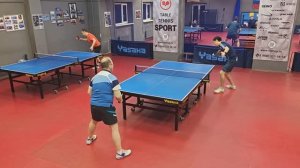 Чирков А. (700) - Баторов А. (710) 08.01 настольный теннис Любительский турнир