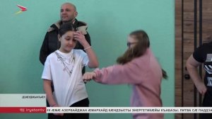 Дзæуджыхъæуы 50-æм скъолайы ацыд акци "Зарядка с чемпионом"