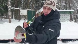 Поимки форели продолжаются. Спорт-зона. Клёвое место Лосиный остров.