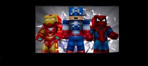 мод на супер героев в МАЙНКРАФТ-mincraft