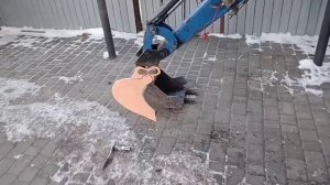 Примерка несуществующего проектируемого ковша