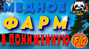 Медное. Фарм в пониженную. Russian Fishing 4. рр4. Русская рыбалка 4