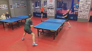 Чирков А. (700) - Грязнов Г. (611) 08.01 настольный теннис Любительский турнир