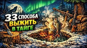 33 способа выжить в суровой ТАЙГЕ