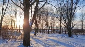 Вечерний этюд января...