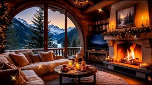 Камин Уютный вечер Отдых и размышления Невероятно красивая, легкая музыка для релакса и расслабления