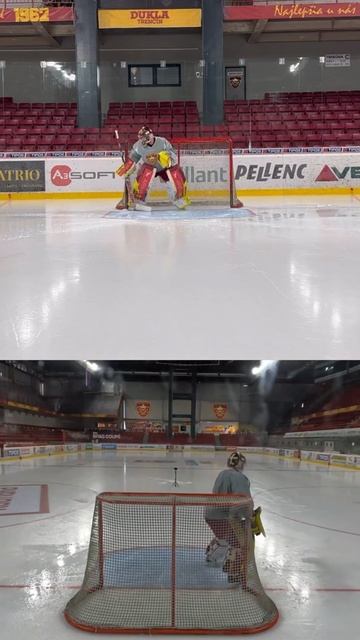 Катание вратаря Боковой приставной - Перемещение по периметру для размещения