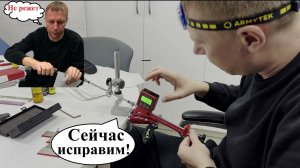 Полная заточка ножа на модернизированной SKATA