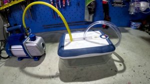 Замена жидкости ГУР с помощью вакуумного насоса