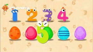 Учимся считать от 1 до 10 | Веселые цифры