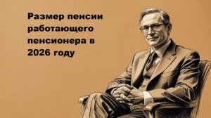 Размер пенсии работающего пенсионера в 2026 году