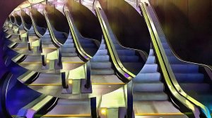 Эскалаторы...