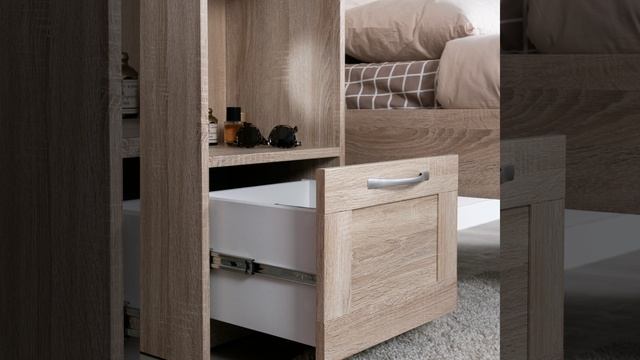 СИРИУС 40 стеллаж с 1 ящиком сонома смотреть онлайн