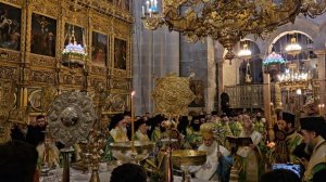 Чин освящения воды Патриархом - на Богоявление