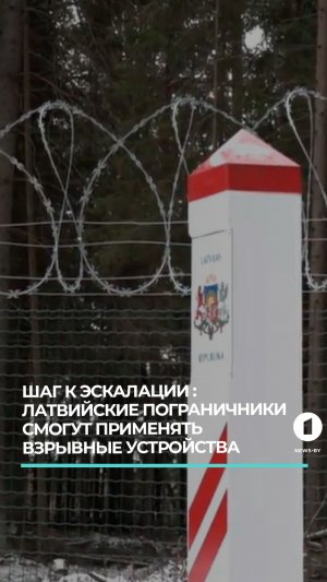 Латвийские пограничники смогут применять взрывные устройства