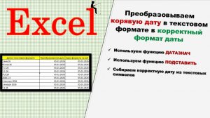 Преобразование корявой даты в красивую