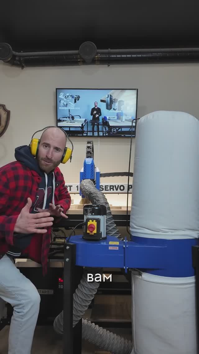 Работа без пыли: Вытяжная установка для фрезерных станков! Savinsname смотреть онлайн