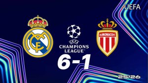 Реал Мадрид - Монако 6-1. Обзор матча Лига чемпионов 25/25.