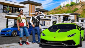 ОТЕЦ И СЫН В GTA 5 - МОЙ СЫН ПОСТРОИЛ КОТТЕДЖНЫЙ ПОСЁЛОК! СЫНОК ПОДАРИЛ МНЕ ДОРОГОЙ ОСОБНЯК! 🌊ВОТЕР