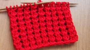 Простой красивый узор спицами «Дорога к сердцу» Вязать легко и просто.Уроки вязания спицами Урок 188