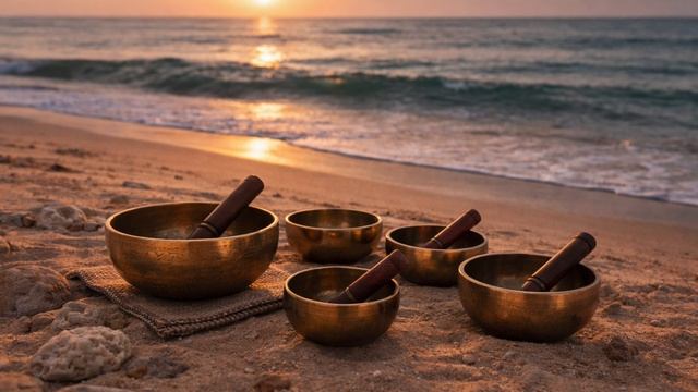 Успокаивающая музыка для сна и медитации — тибетские чаши, энергия звука и глубокий релакс смотреть онлайн