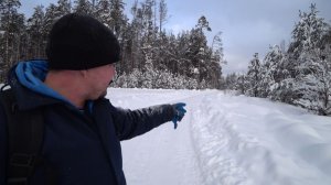 Поход в зимний лес на лыжах