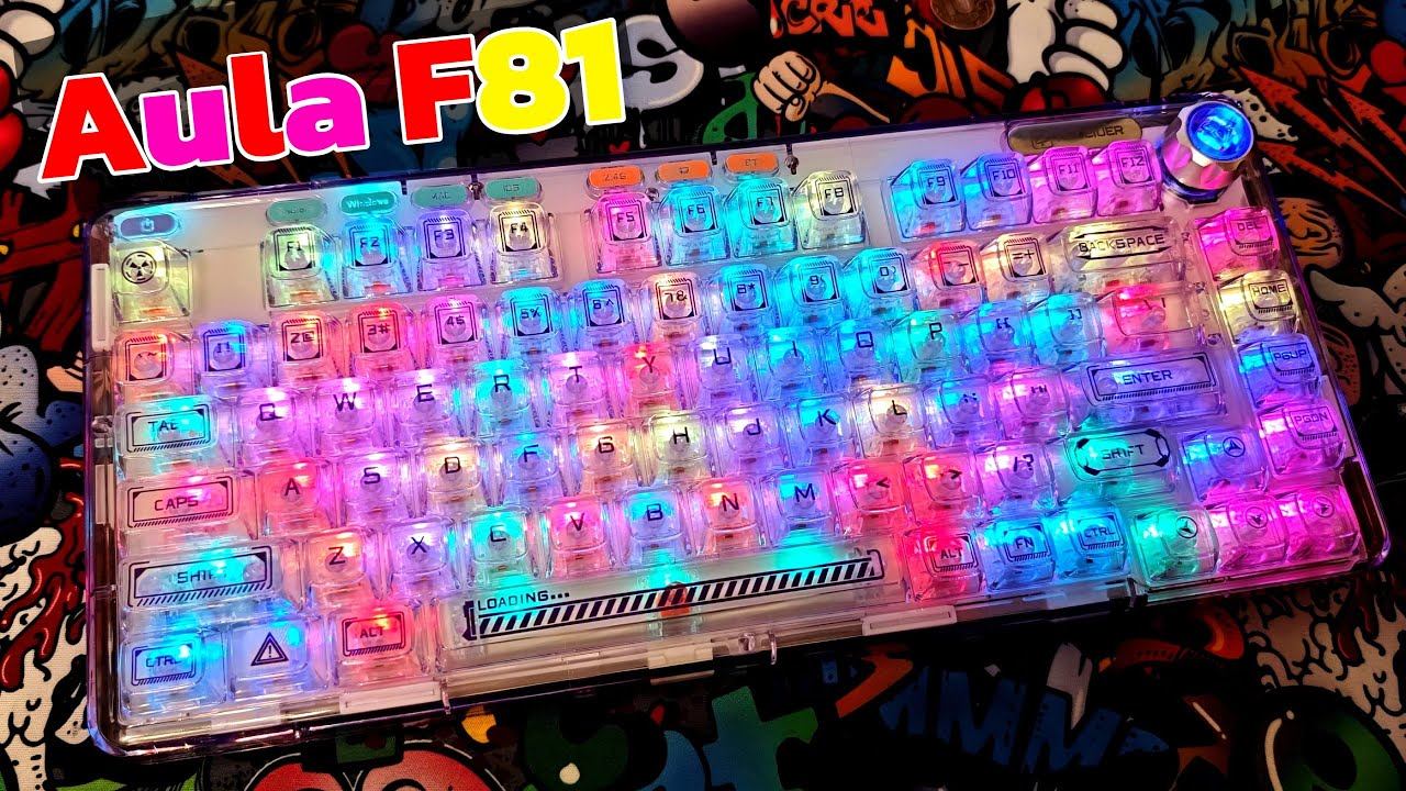 ПРОЗРАЧНАЯ Клавиатура AULA F81 — БОМБА за свои деньги? смотреть онлайн