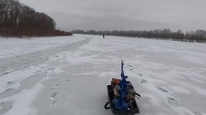 На Разведку в Новые Места. Зимняя Рыбалка на Оке со Льда!