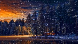 ❄️ ЗИМНЯЯ НЕВЕРОЯТНО КРАСИВАЯ МУЗЫКА ДЛЯ ДУШИ 🎵 НЕЖНАЯ УСПОКАИВАЮЩАЯ МУЗЫКА ДЛЯ СНА НА КРАЮ ЛЕСА