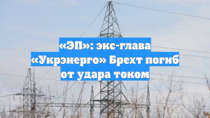 «ЭП»: экс-глава «Укрэнерго» Брехт погиб от удара током